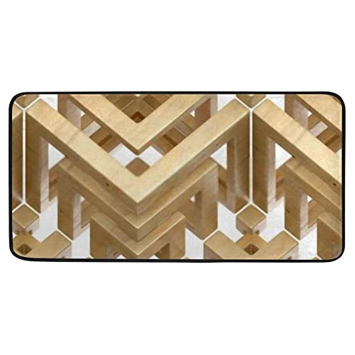 3d Wooden Abstract Ornament 3d
