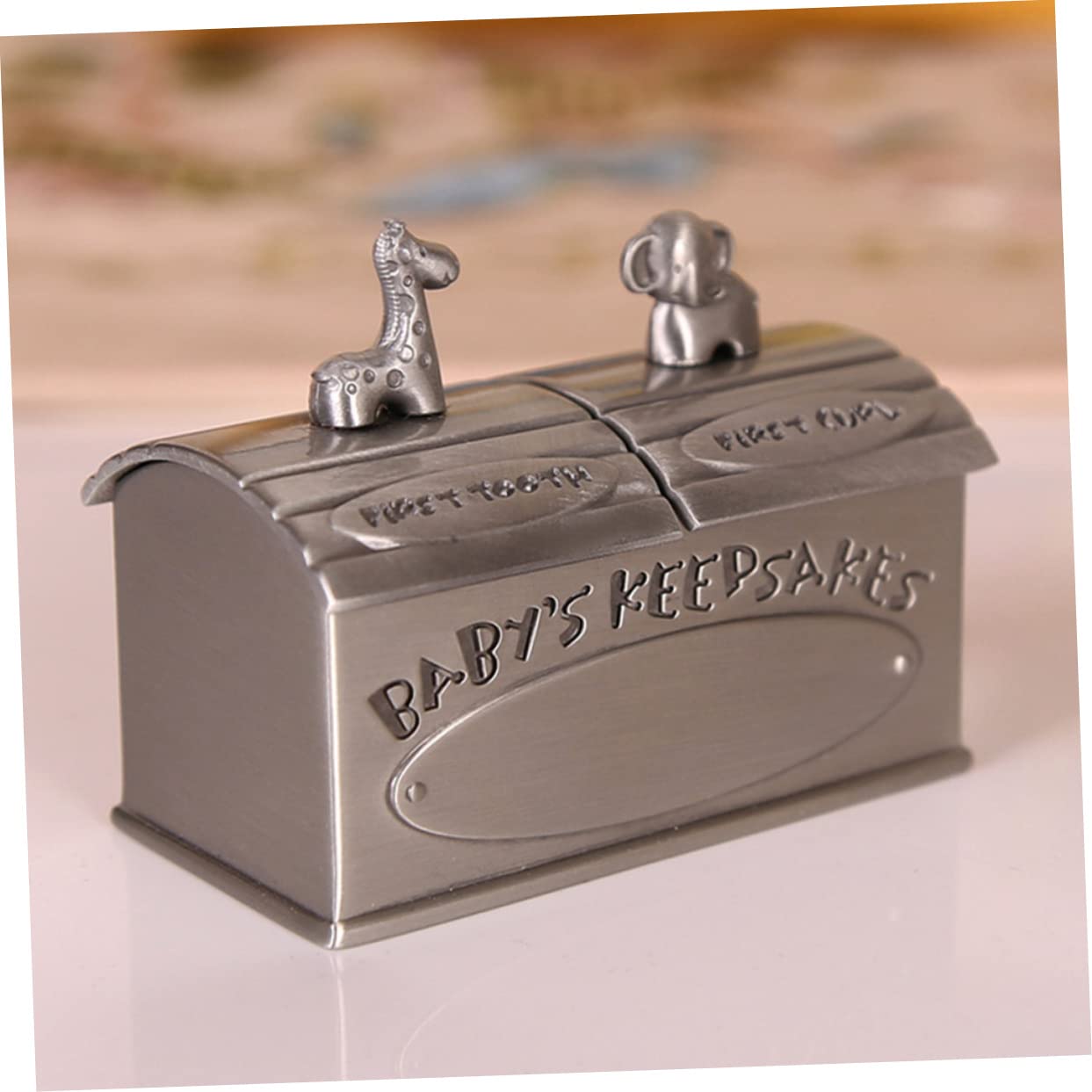 Beautifu Box - Zinc Alloy Tooth Storage Container for Kids | Organizer for Baby Teeth, Tooth Fairy Gifts & Dental Keepsakes | Perfect for Tooth Fairy Visits, Memory Preservation & Nursery Organization