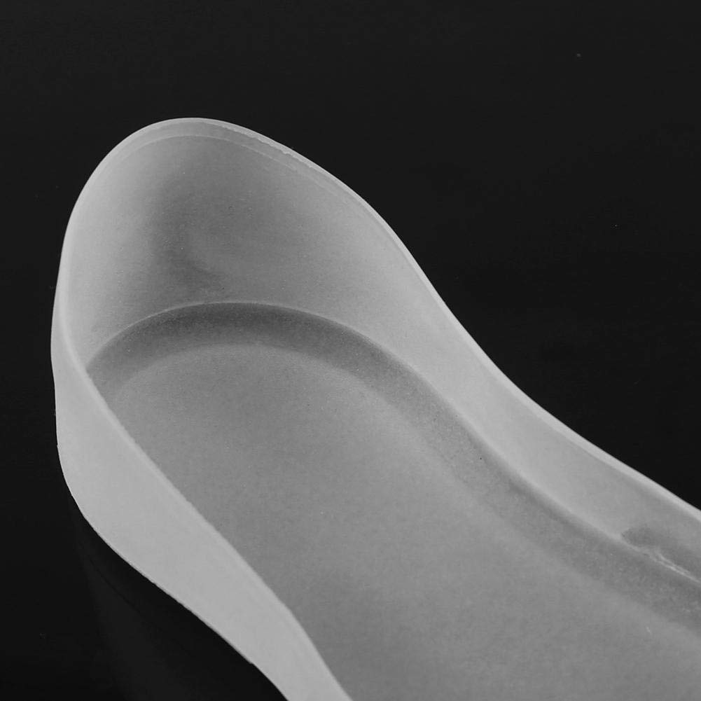 Xuuyuu Silicone Gel Moisturizing Socks for Women & Men - Breathable Full Length Foot Care Protector with Ventilation Holes - Relieves Plantar Fasciitis, Metatarsalgia & Dry Cracked Heels (Large, White) - Perfect for Night Treatment, Spa & Home Relaxation