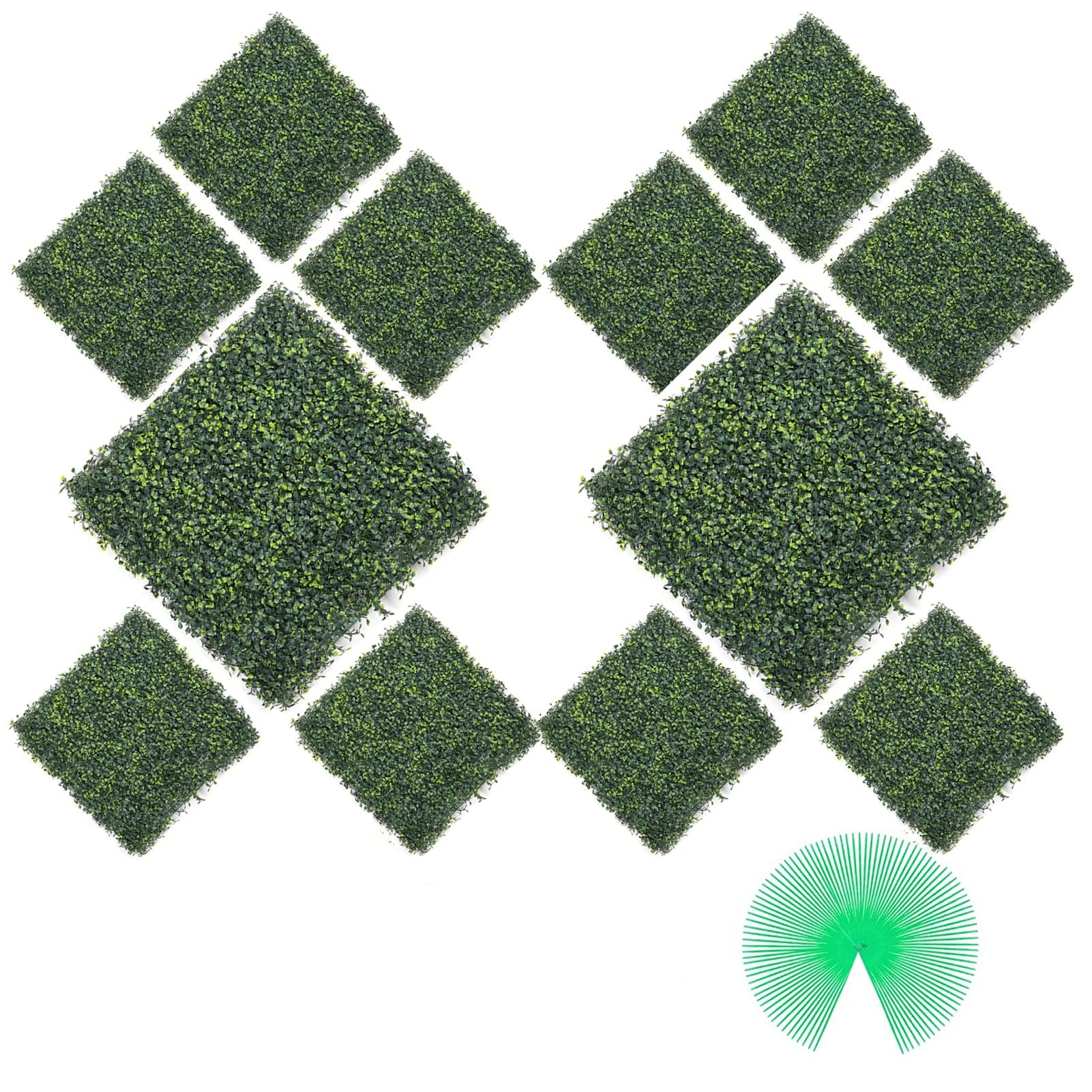 Artificial Hedge Privacy Fence - 6 Pack Realistic Simulation Plant Wall Panels for Outdoor Home Decor, Wedding Photography Backdrop & Wall Greening | Perfect for Patio, Garden, Balcony & Event Decorations