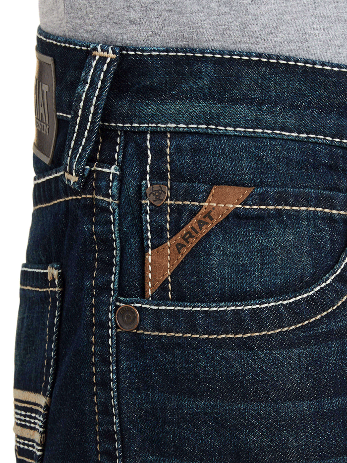 Ariat Men's M5 Straight Winfield Jean - Classic Fit, Durable Denim for Work & Casual Wear | Perfect for Cowboy Boots, Riding & Everyday Style