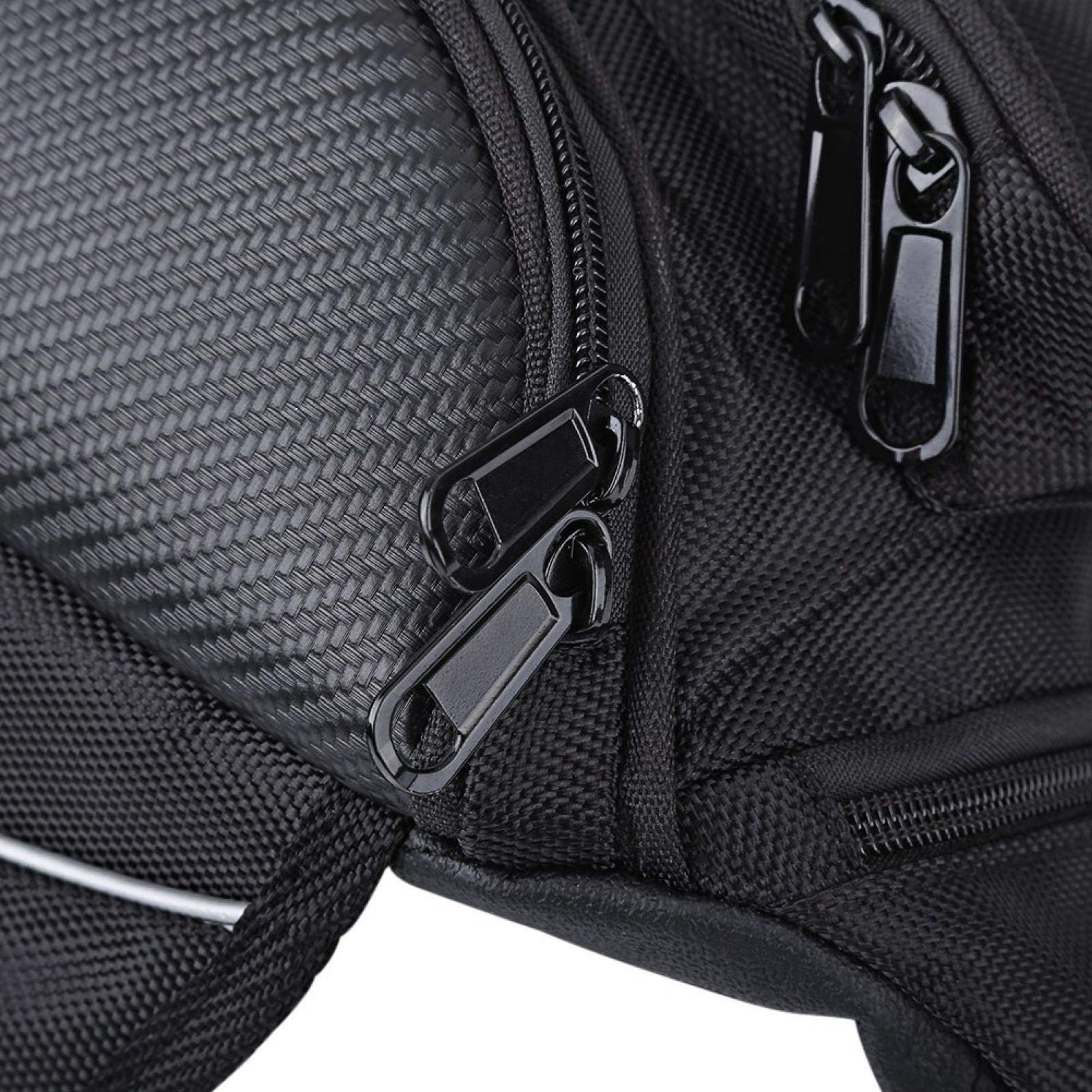 KIMISS 35x18x10cm Universal Motorcycle Tank Bag - Waterproof, Strong Magnetic, Oil-Resistant Riding Accessory for Harley, Honda, Yamaha & More - Perfect for Commuting, Touring & Adventure Rides