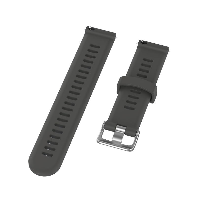 Premium Silicone Replacement Band for Garmin Forerunner 245 - 20mm Wide Durable Sports Watch Strap - Perfect for Running, Swimming & Fitness Tracking