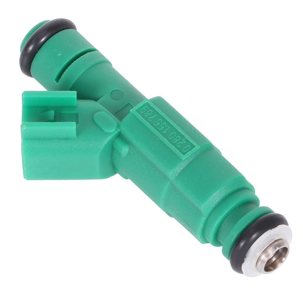 8 PCS Fuel Injectors 0280155789 Compatible with Buick Allure Century LaCrosse Regal, Chevy Impala Monte Carlo Venture, Pontiac Grand Prix Montana Trans Sport - 4 Hole Design for Improved Engine Performance & Fuel Efficiency
