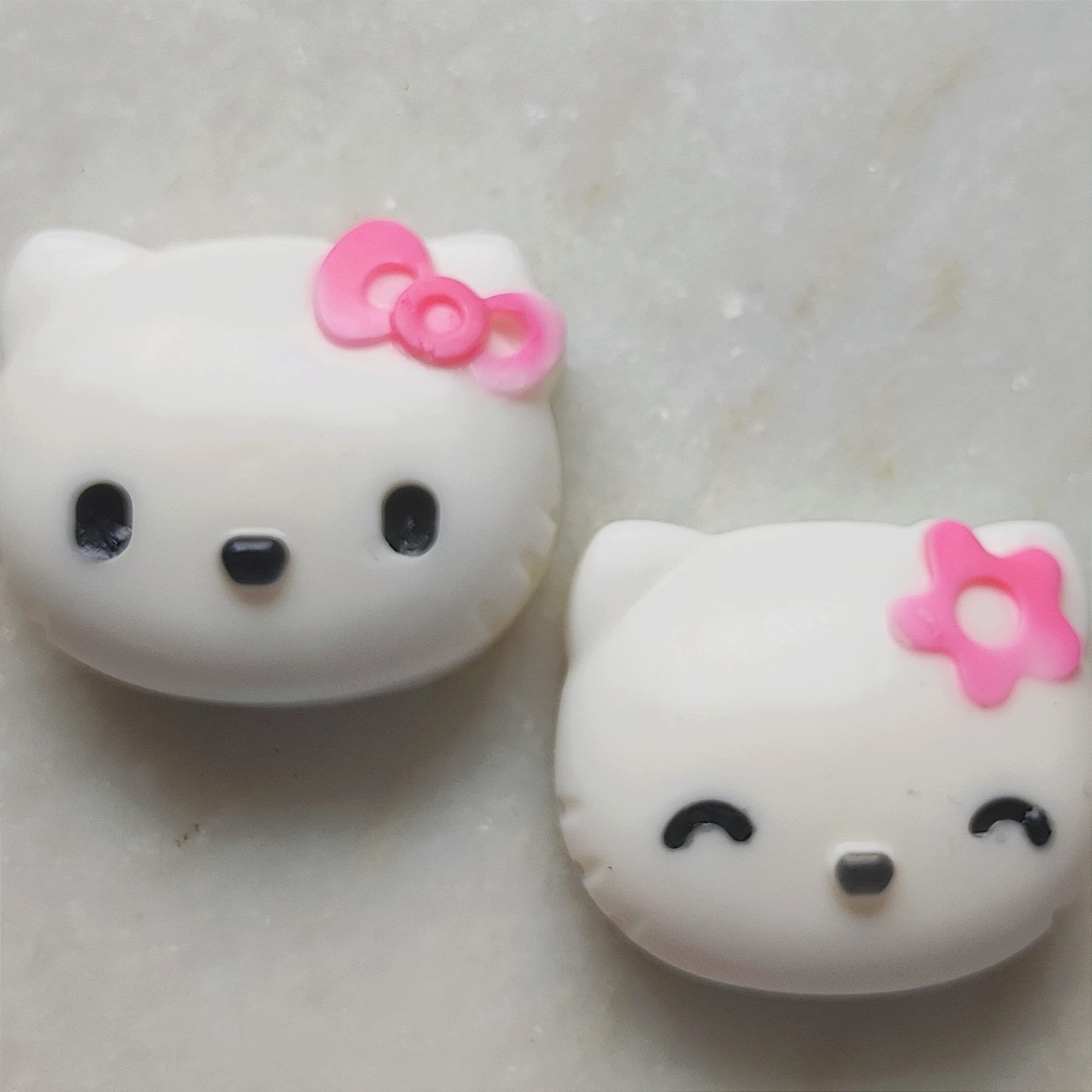 Handmade Natural Hello Kitty Soap Set for Kids - 2 Pack Cute Shaped Soaps, Birthday Gifts, Return Gifts, Raksha Bandhan & Christmas Presents for Girls - Perfect for Bath Time, Party Favors & Special Occasions