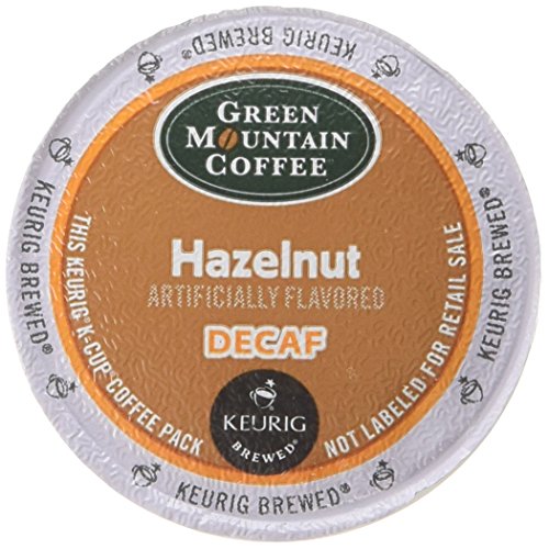 Decaf Hazelnut K-Cup Pods for Keurig – Green Mountain Coffee, 48 Count (2 Packs of 24) – Perfect for Morning Brews, Office Coffee Breaks & After-Dinner Decaf Enjoyment