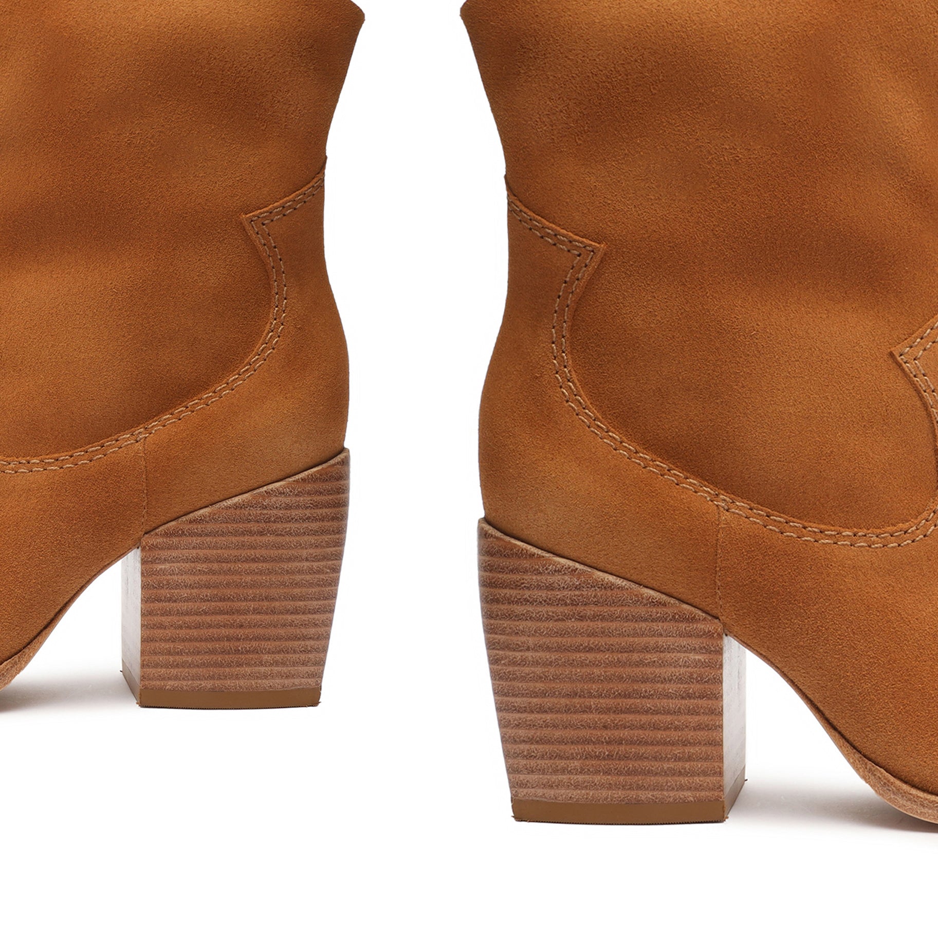 Stylish Tessie Suede Booties for Women - Comfortable Ankle Boots with Chunky Heel | Perfect for Fall, Winter & Casual Outfits