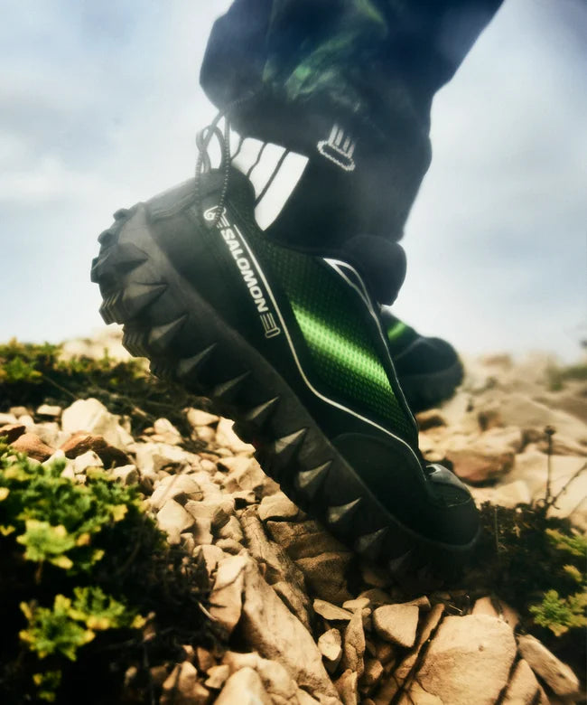 ARIES X SALOMON SNOWCLOG - Waterproof Winter Boots for Men & Women | Black/Green Gecko/FTW Silver | Snow Hiking, Outdoor Adventures & Cold Weather Activities