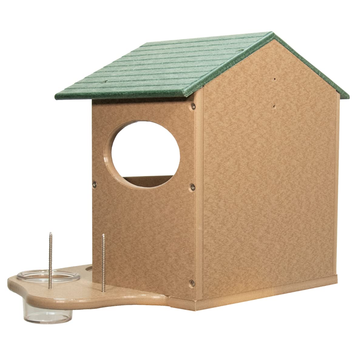 JCs Wildlife Ultimate Large Squirrel Feeder - Durable Squirrel Snack Station for Corn, Peanuts & Treats - USA Made Backyard Squirrel Feeder - Perfect for Wildlife Watching & Outdoor Pet Feeding