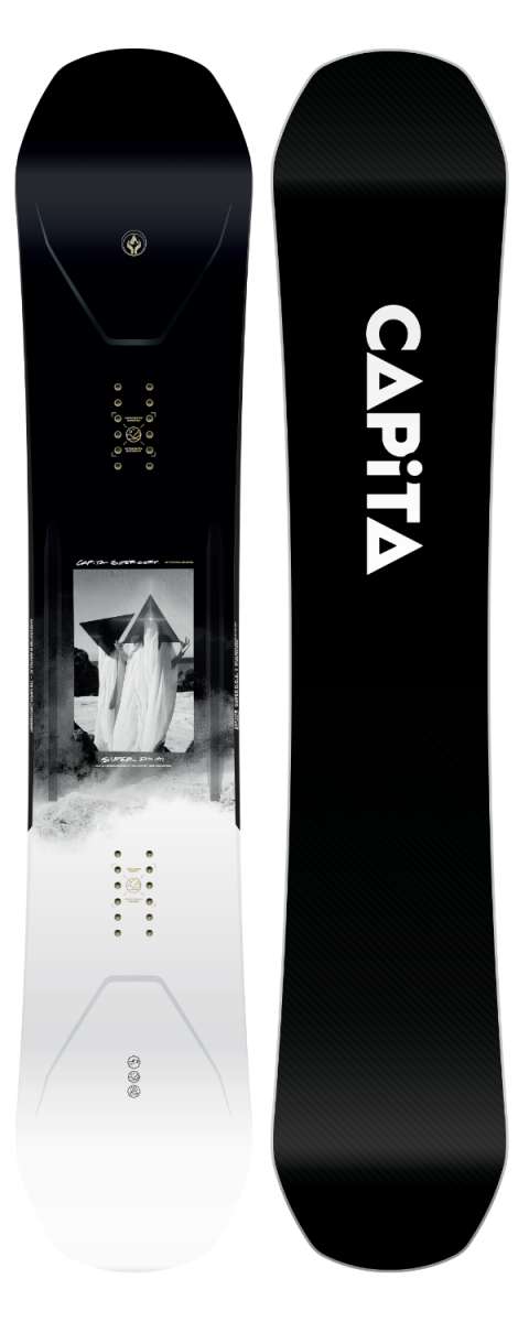 2024 Capita Super DOA Snowboard - All-Mountain Freestyle Snowboard for Men & Women | Perfect for Park, Powder & Backcountry Riding