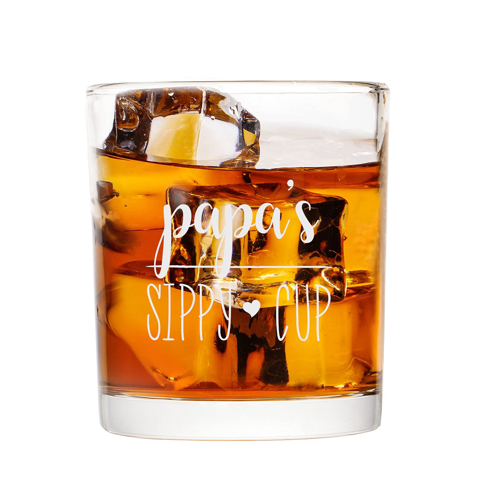 Modwnfy 10oz Whiskey Glass Set - Old Fashioned Scotch Tumbler for Dad, Father's Day, Birthday & Christmas Gifts - Perfect for Bourbon, Scotch & Cocktails at Home Bar or Man Cave