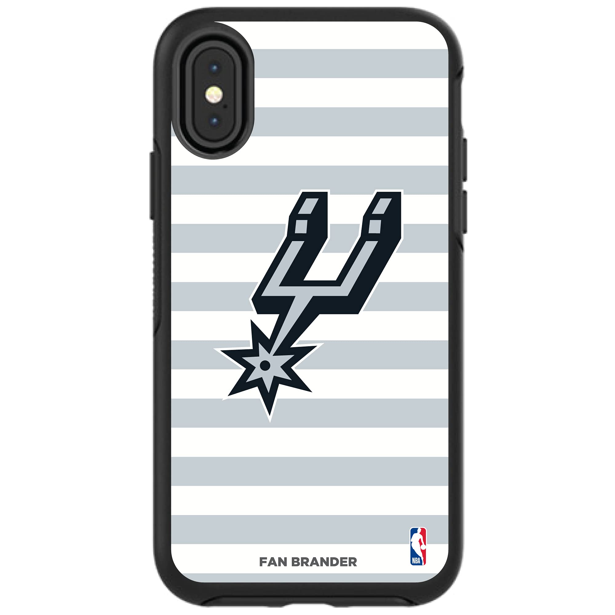 NBA OtterBox Symmetry iPhone Case - Stripes Design for Sports Fans