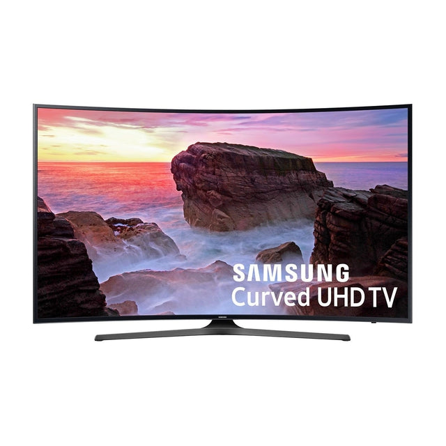 Samsung 55 Inch UN55MU650D / UN55MU6500 4K Ultra HD Curved Smart TV with HDR and 120 Motion Rate - Perfect for Home Theater, Gaming & Streaming Entertainment