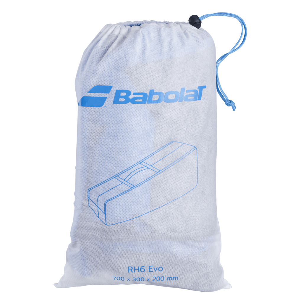 Babolat EVO Drive 6 Pack Tennis Racquet Bag - Blue/Grey | Premium Tennis Gear for Players & Coaches | Perfect for Tournaments, Practice & Travel