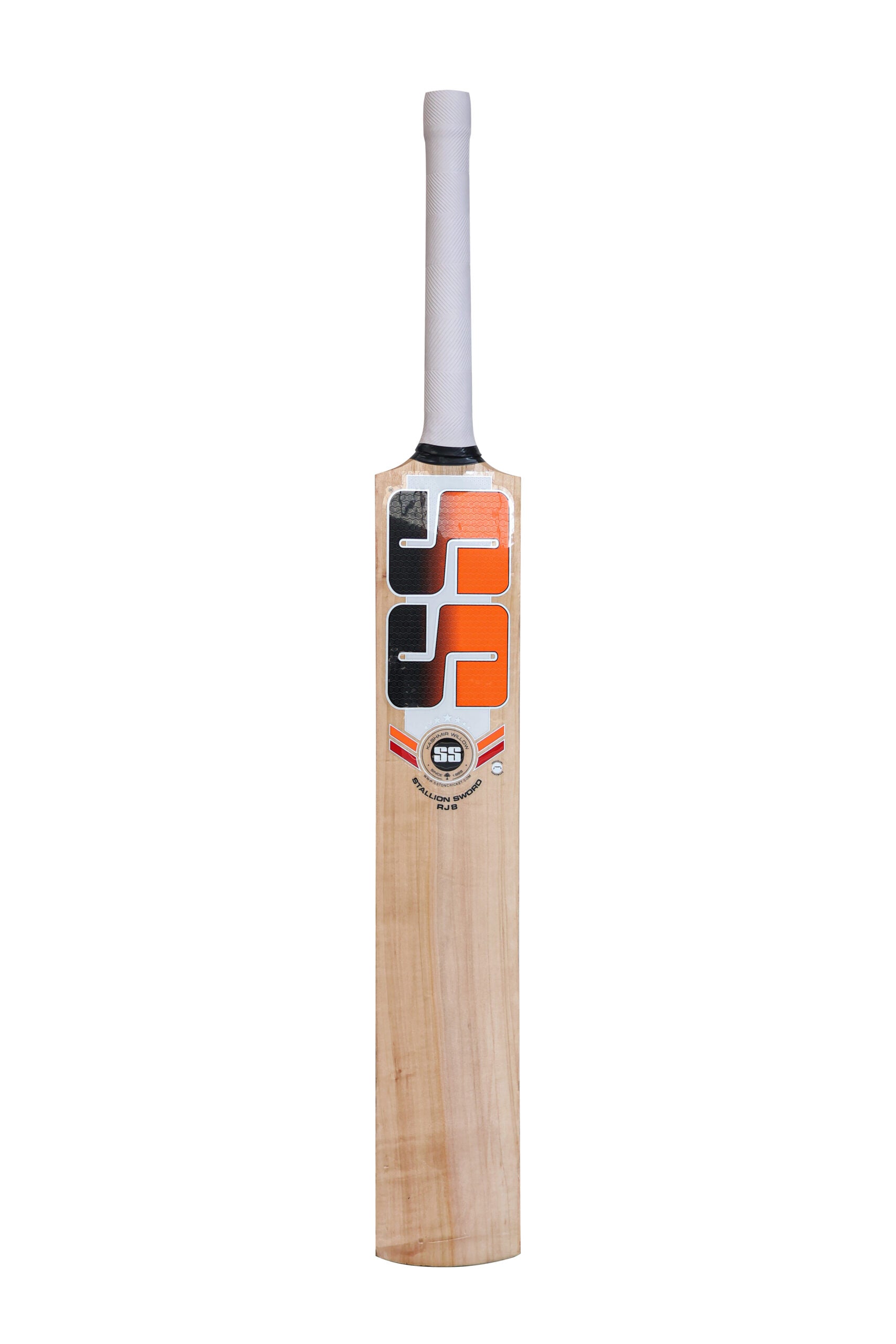 Premium Kashmir Willow Cricket Bat - SS Jaddu Players Jumbo Size with Leather Ball & Cover - Perfect for Adult Cricket Matches & Backyard Practice
