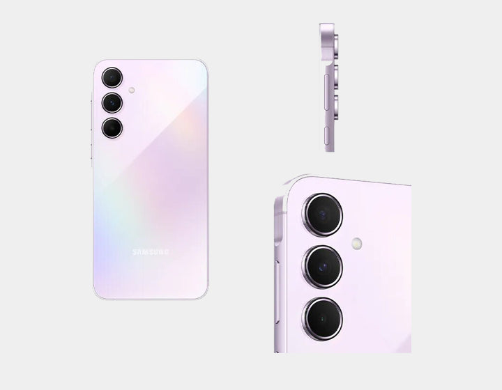 Samsung Galaxy A55 5G Unlocked Smartphone - 256GB ROM 8GB RAM Dual SIM GSM - Awesome Lilac Color | Perfect for Streaming, Gaming & Work on the Go