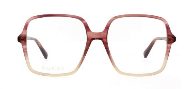 Gucci GG 1003O 004 Red Oversized Square Women's Eyeglasses | Fashion Sunglasses for Women | Perfect for Outdoor Activities, Travel & Everyday Wear