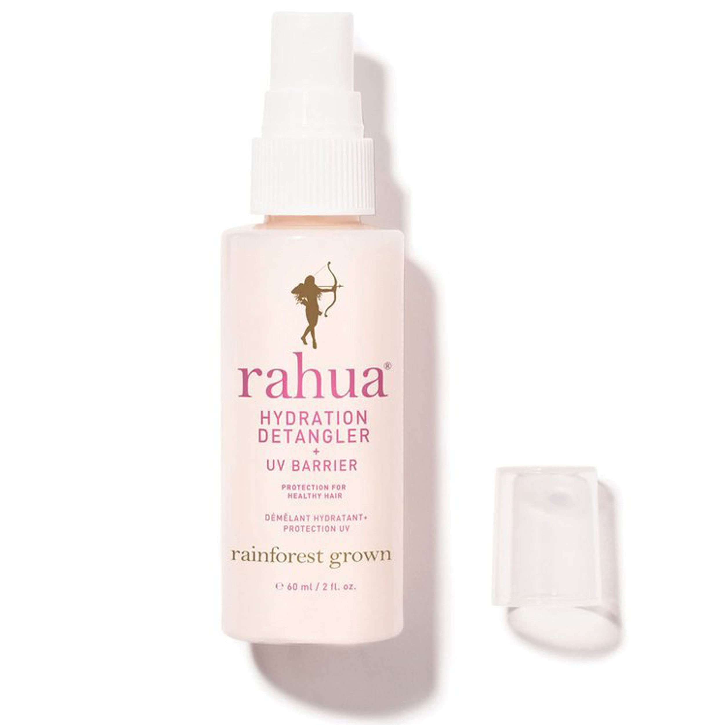 Rahua Hydration Detangler with UV Protection - 2 Fl Oz Travel Size | Moisturizing Hair Softener for Frizz Control & Damage Prevention | TSA-Approved Leave-In Conditioner for Smooth, Brushable Hair | Perfect for Beach Days, Travel & Daily Hair Care
