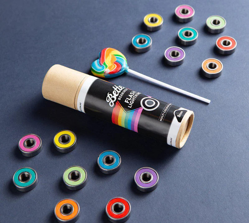 Better Bearings - High Performance Flash Lightning Bearings for Skateboards, Scooters & Rollerblades | Durable & Smooth Ride