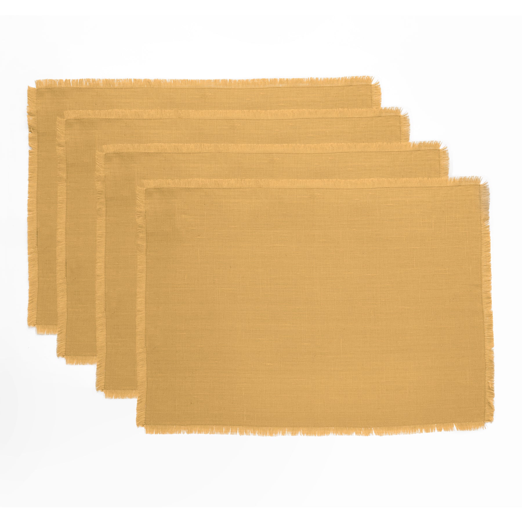 Stylish Fringe Placemats Set of 4 - Boho Chic Table Decor for Dining Room, Kitchen, or Outdoor Entertaining - Waterproof & Washable