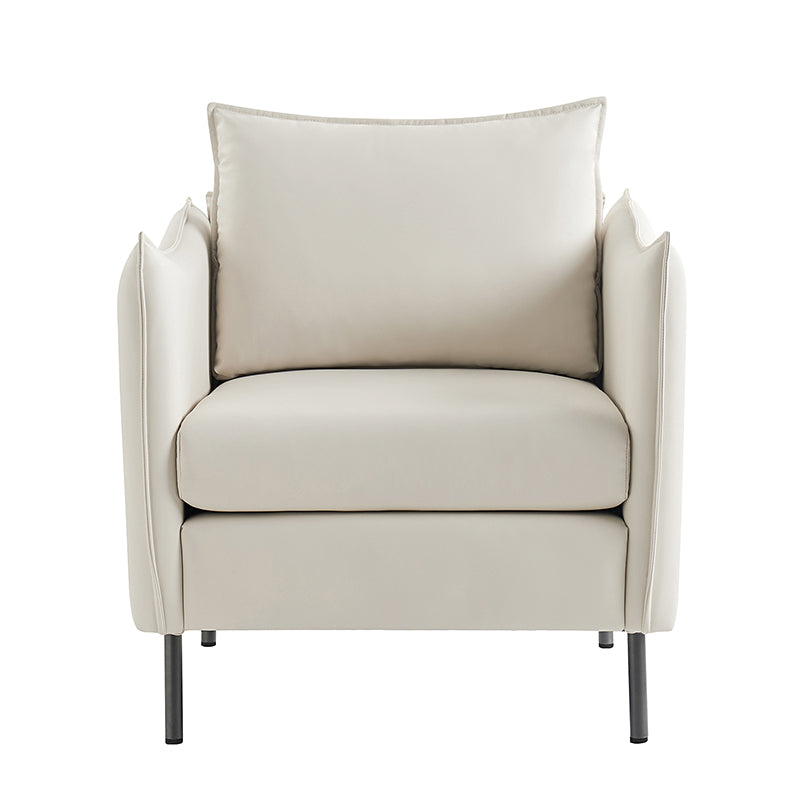 Modern Comfy Armchair with Cat Anti-Scratch Fabric - Stylish & Durable Living Room Chair for Pet Owners - Perfect for Reading, Relaxing, and Cat-Friendly Spaces