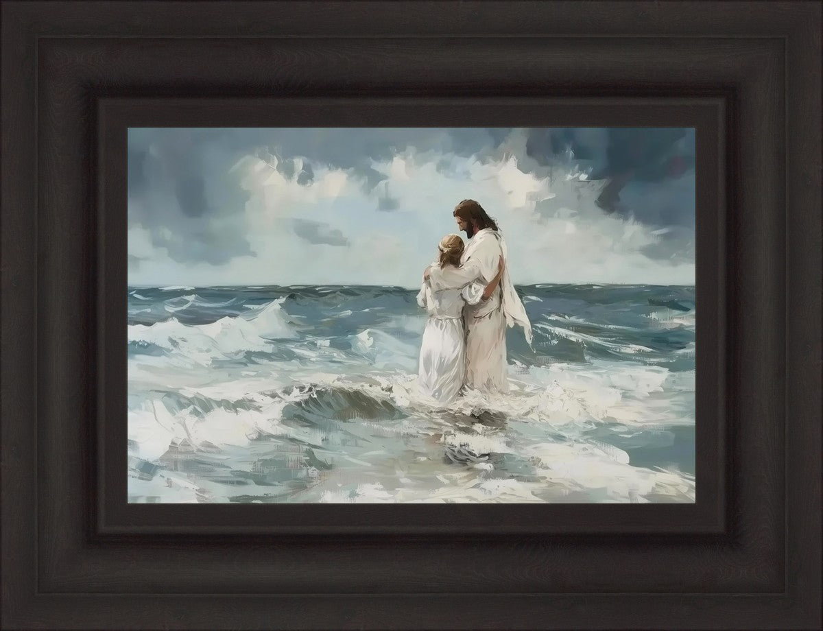 Be Still By Gabriel Heaton - Inspirational Christian Wall Art for Home & Office Decor - Perfect for Living Room, Bedroom, or Gift