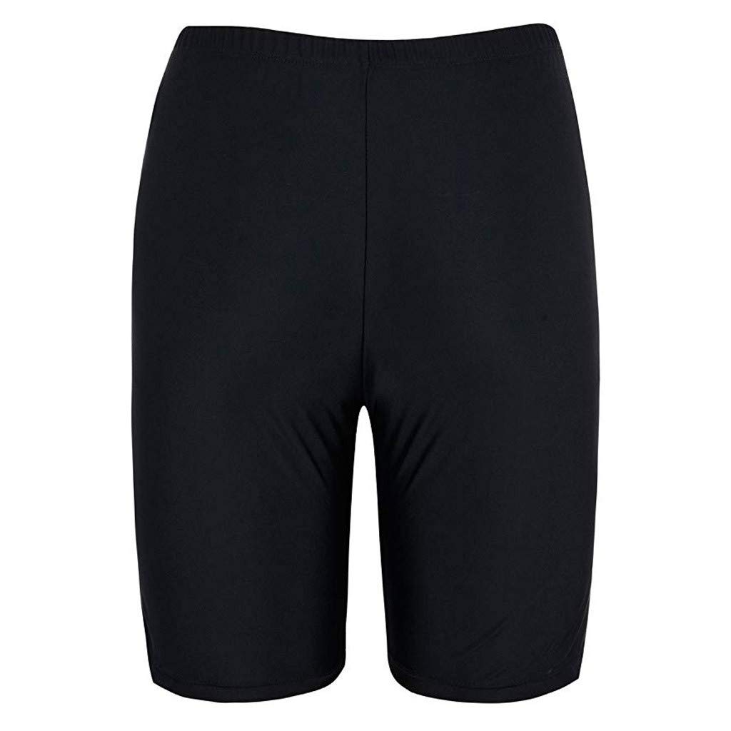 Plus Size Swim Capris UV Rash Guard - Black for Women | Beach & Sports