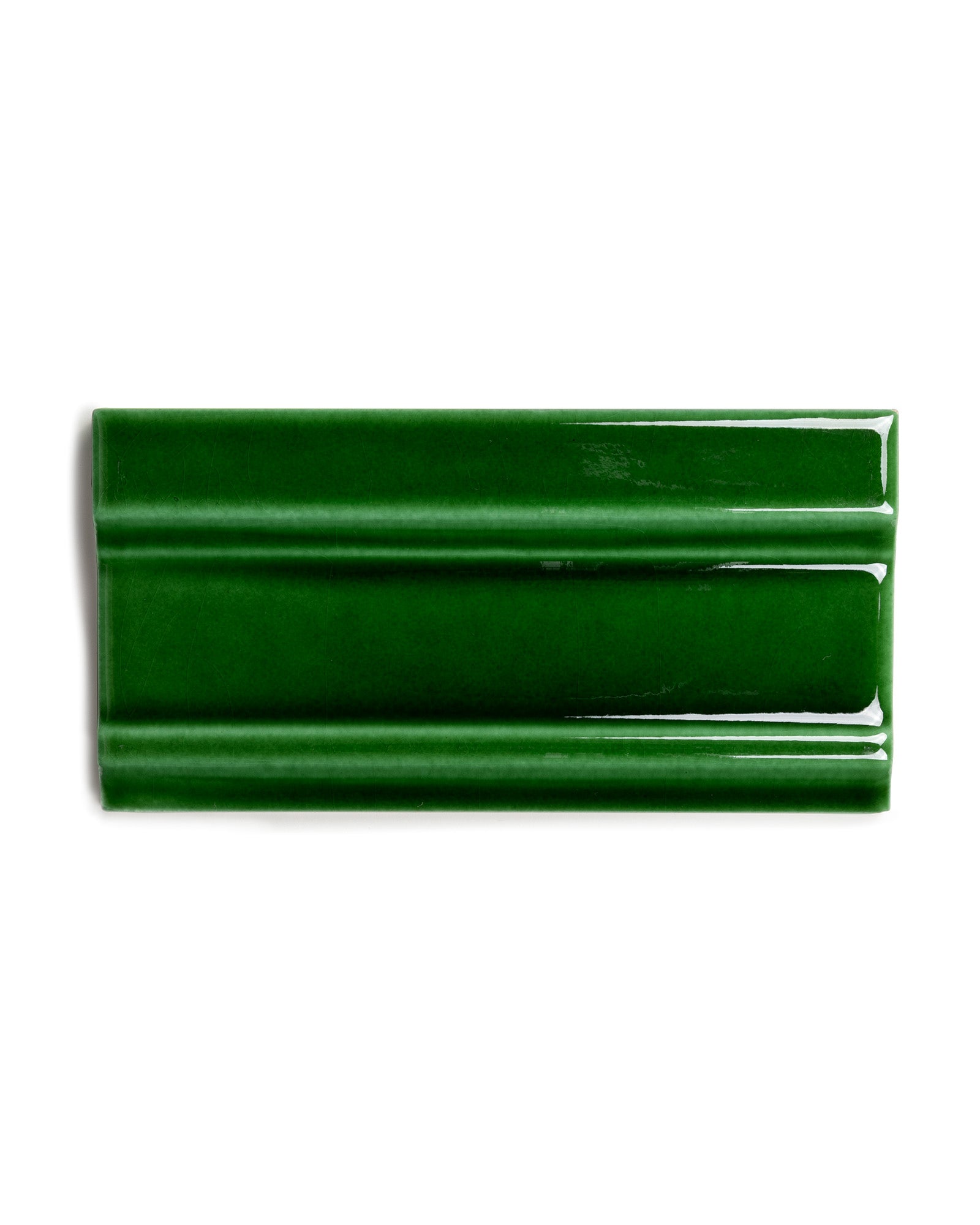 Kakel Victoria Bröstlist 7.5 x 15 cm Bottle Green - Premium Ceramic Wall Tile for Kitchen Backsplash & Bathroom Decor
