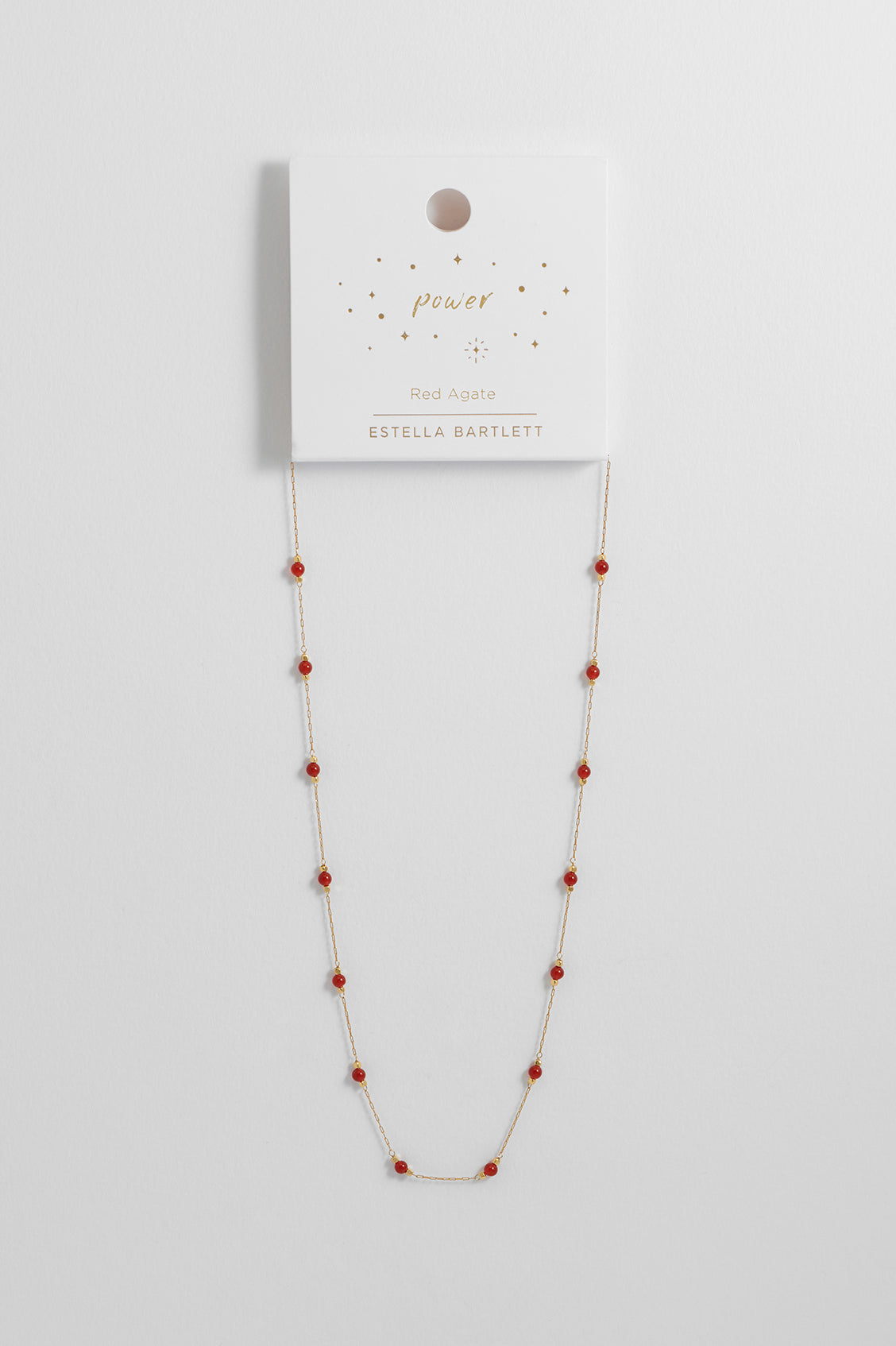 Healing Red Agate Gemstone Beaded Necklace for Women - Natural Stone Jewelry for Stress Relief & Positive Energy - Perfect for Meditation, Yoga & Spiritual Healing