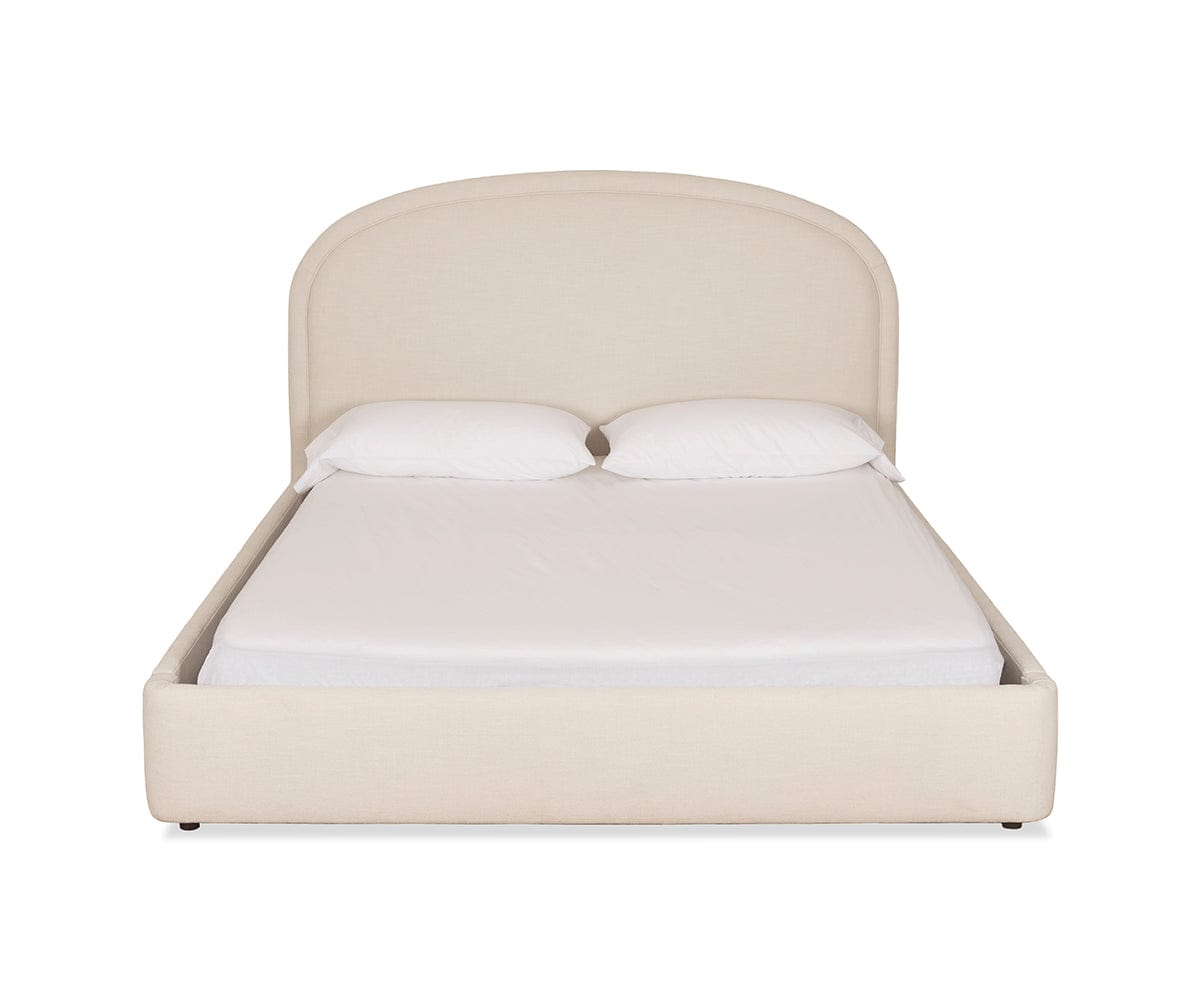 Eliseo Queen Size Bed Frame with Headboard - Modern Upholstered Platform Bed for Bedroom - Perfect for Master Bedroom, Guest Room, or Apartment