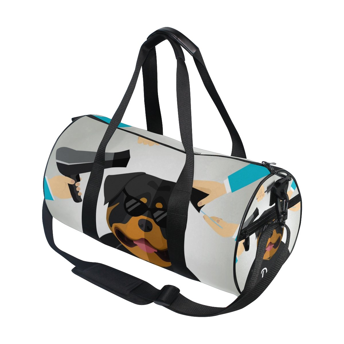 Rottweiler Dog Duffel Bag - Waterproof Travel Gym Bag for Dogs, Sports & Outdoor Adventures - Perfect for Grooming, Training & Pet Travel Accessories