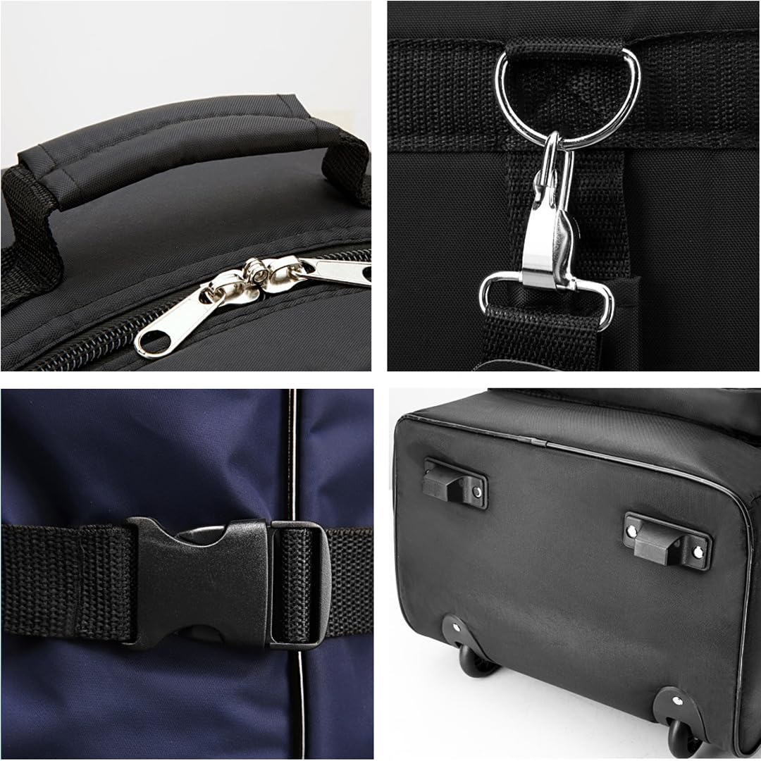 **Foldable Thick Golf Travel Bag with Wheels & Handle - Large Capacity Airline Approved Golf Club Cover for Easy Transport (Perfect for Air Travel & Golf Trips)**