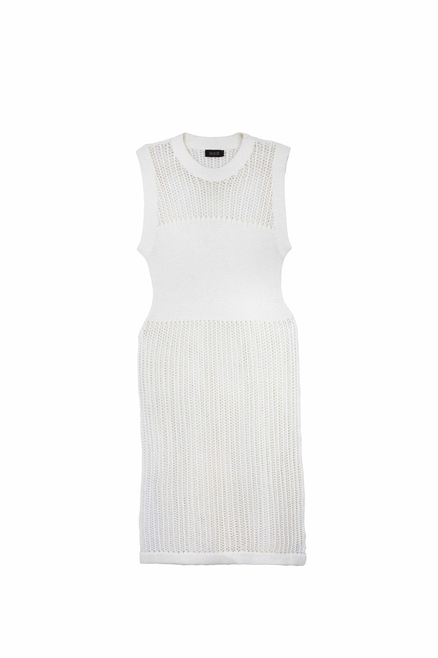 Stylish Cotton Crochet Cover Up Kaftan with Split Hem - Perfect for Beach, Pool, and Summer Vacations