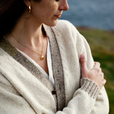Premium Unisex Donegal Wool Cardigan Sweater - Cozy & Warm Knitwear for Men & Women - Perfect for Fall, Winter & Casual Outfits