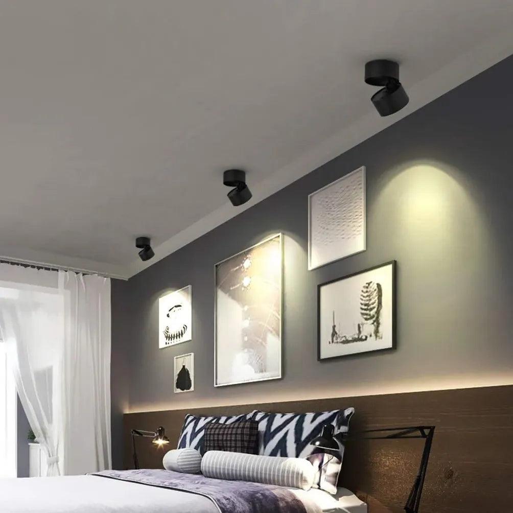 Modern LED Flush Mount Ceiling Light for Bedroom - Energy Efficient, Dimmable, Ultra-Thin Design - Perfect for Bedrooms, Hallways, and Closets