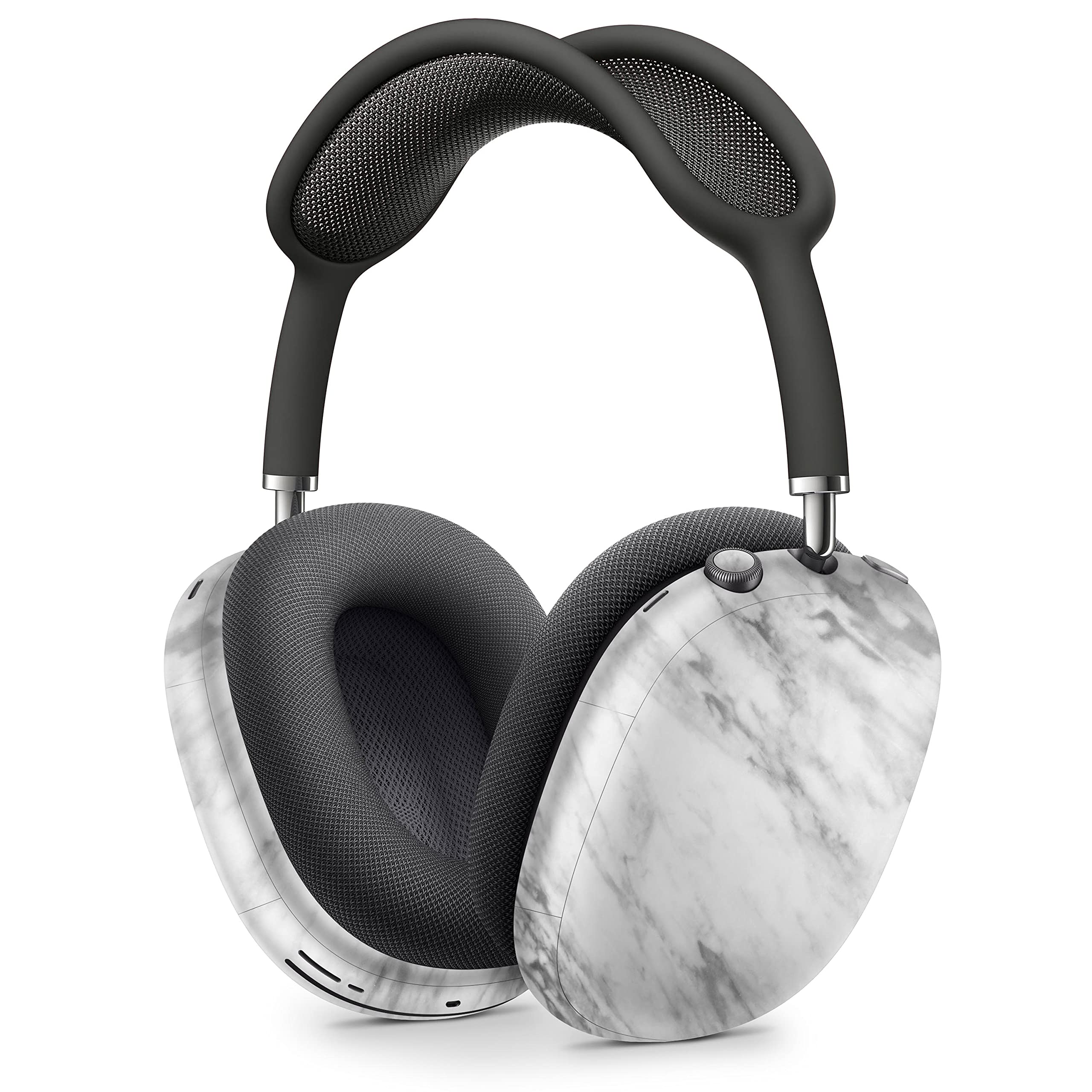 Premium Slate Marble Vinyl Skin Wrap - Full Body Protective Case Cover for Apple AirPods Pro Max | Decorative Sticker Decal | Wireless Bluetooth Headphone Accessory | Perfect for Travel, Work & Gym Use