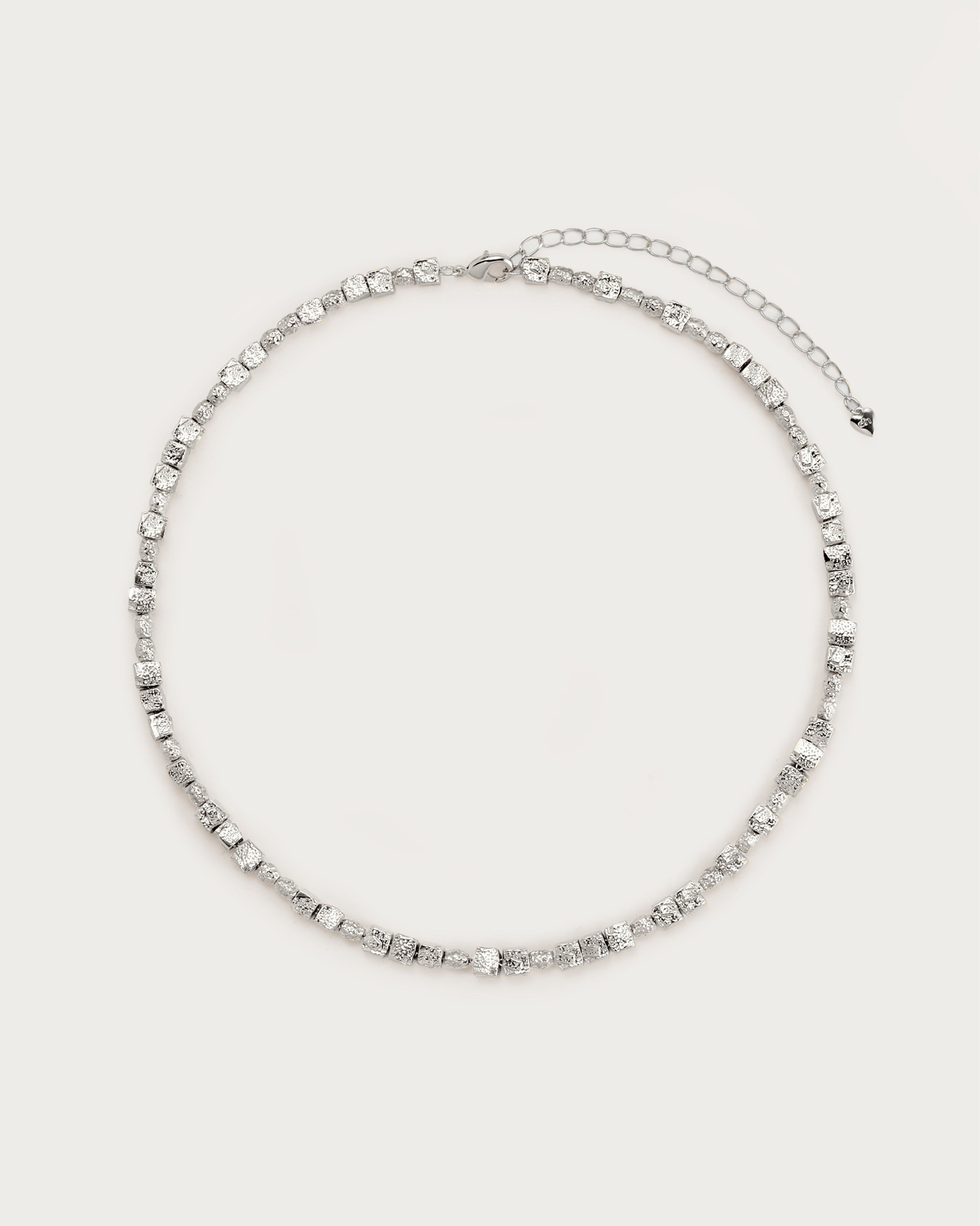 Textured Square Necklace for Women - Elegant Geometric Pendant Jewelry - Perfect for Casual Wear, Office, and Special Occasions