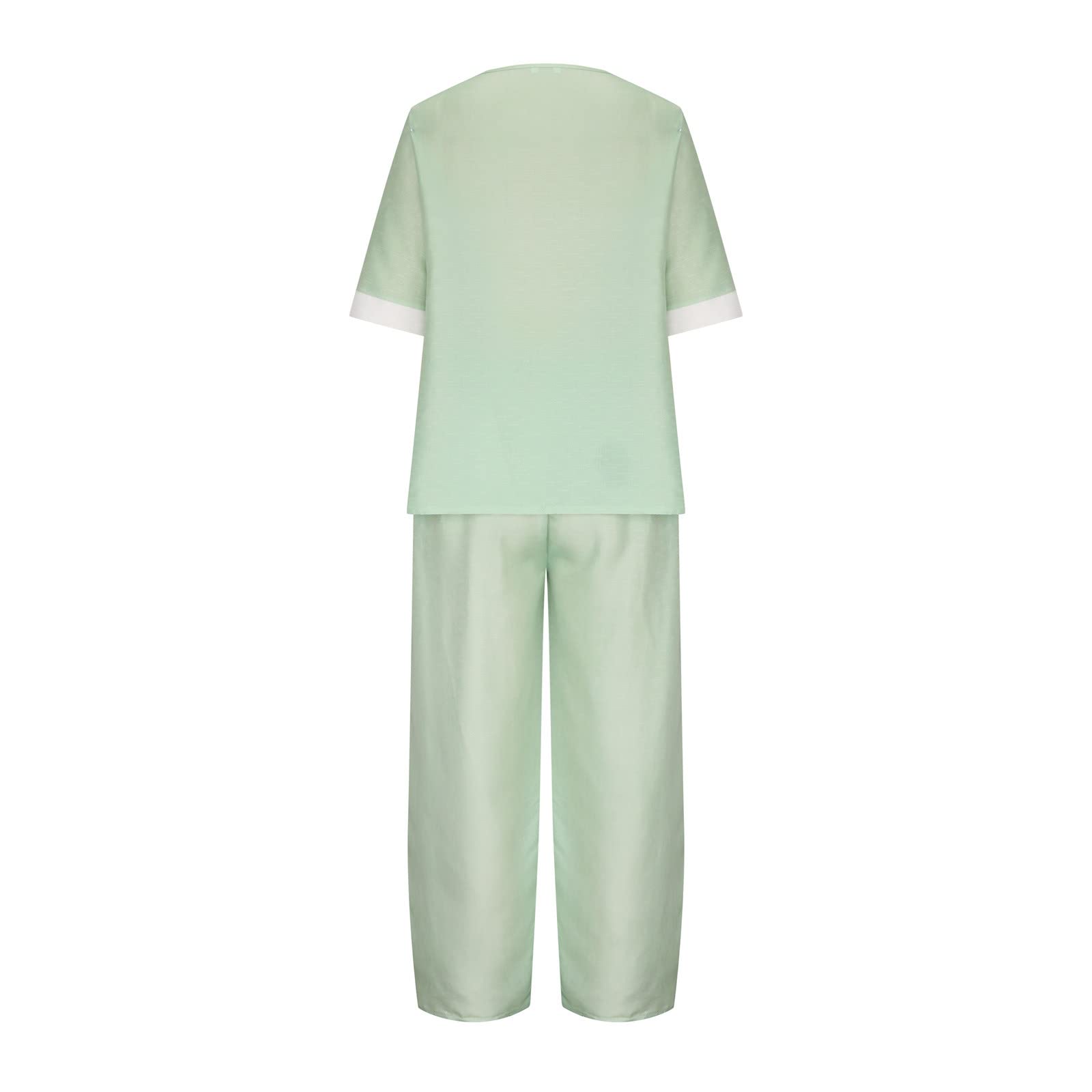Women's 2-Piece Comfy Lounge Set - Soft Matching Sweatsuit & Shorts for Vacation, Couple Pajamas, Plus Size Outfits | Perfect for Relaxing at Home, Weekend Getaways & Cozy Date Nights