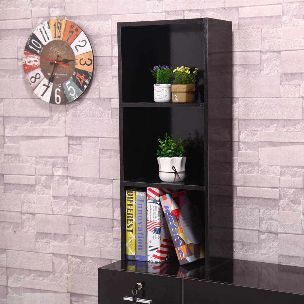 **Wall Mount Barber Station Storage Cabinet - Lockable Drawer with 3 Hair Dryer Holders, Salon Equipment for Hair Styling & Spa (Black) - Perfect for Home & Professional Beauty Salons**