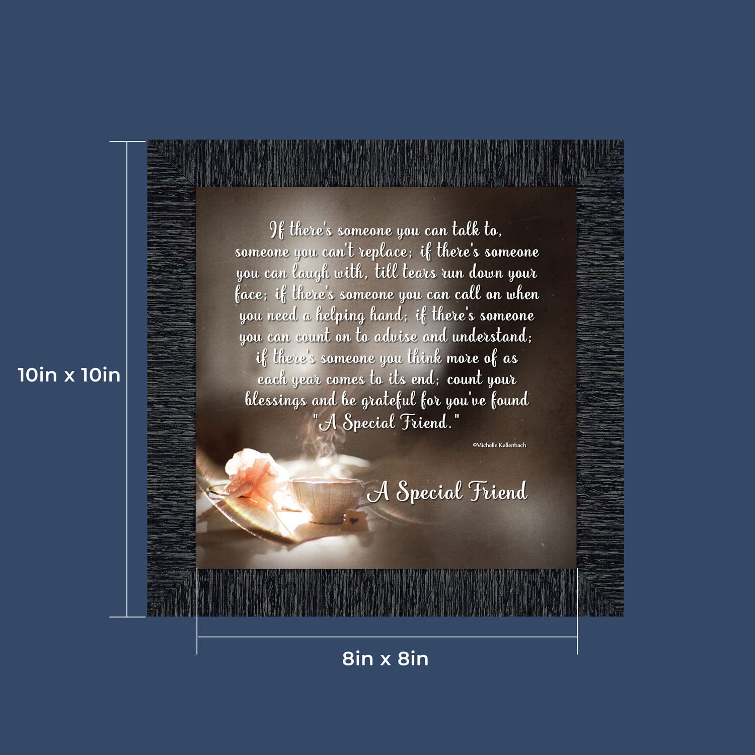 Crossroads Home Décor Best Friend Picture Frame - Perfect Birthday Gift for Best Friends, Ideal for Home, Office, or Dorm Room Décor