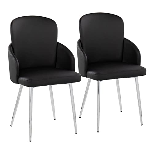 Black Faux Leather