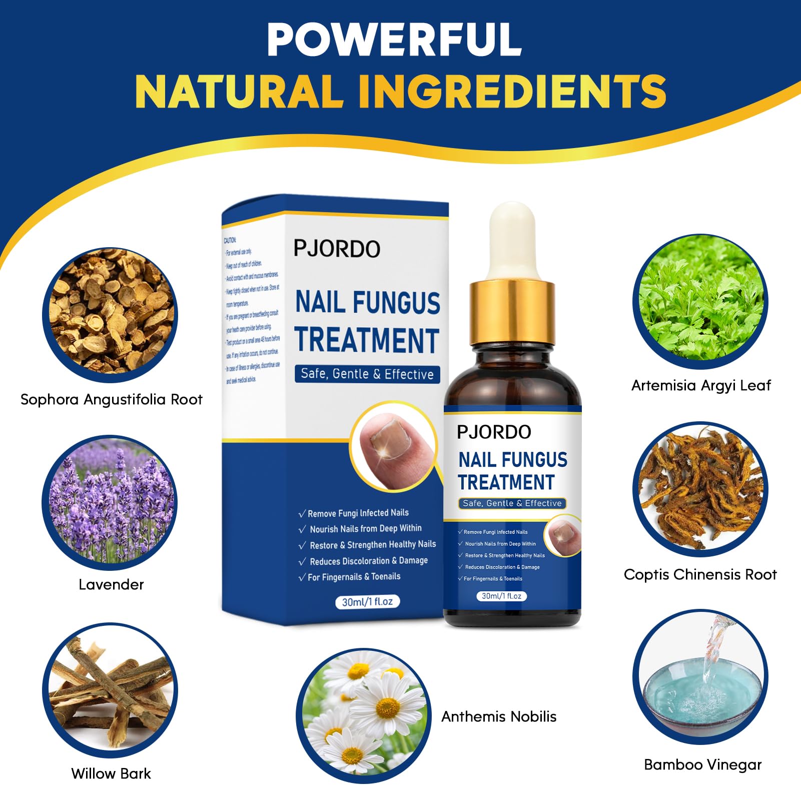 Extra Strength Toenail Repair Treatment with 32 Nail Patches - Fungal Nail Solution for Toenails & Fingernails - Fixes Athlete's Foot, Thickened & Discolored Nails - Ideal for Gym, Pool & Sports Locker Rooms