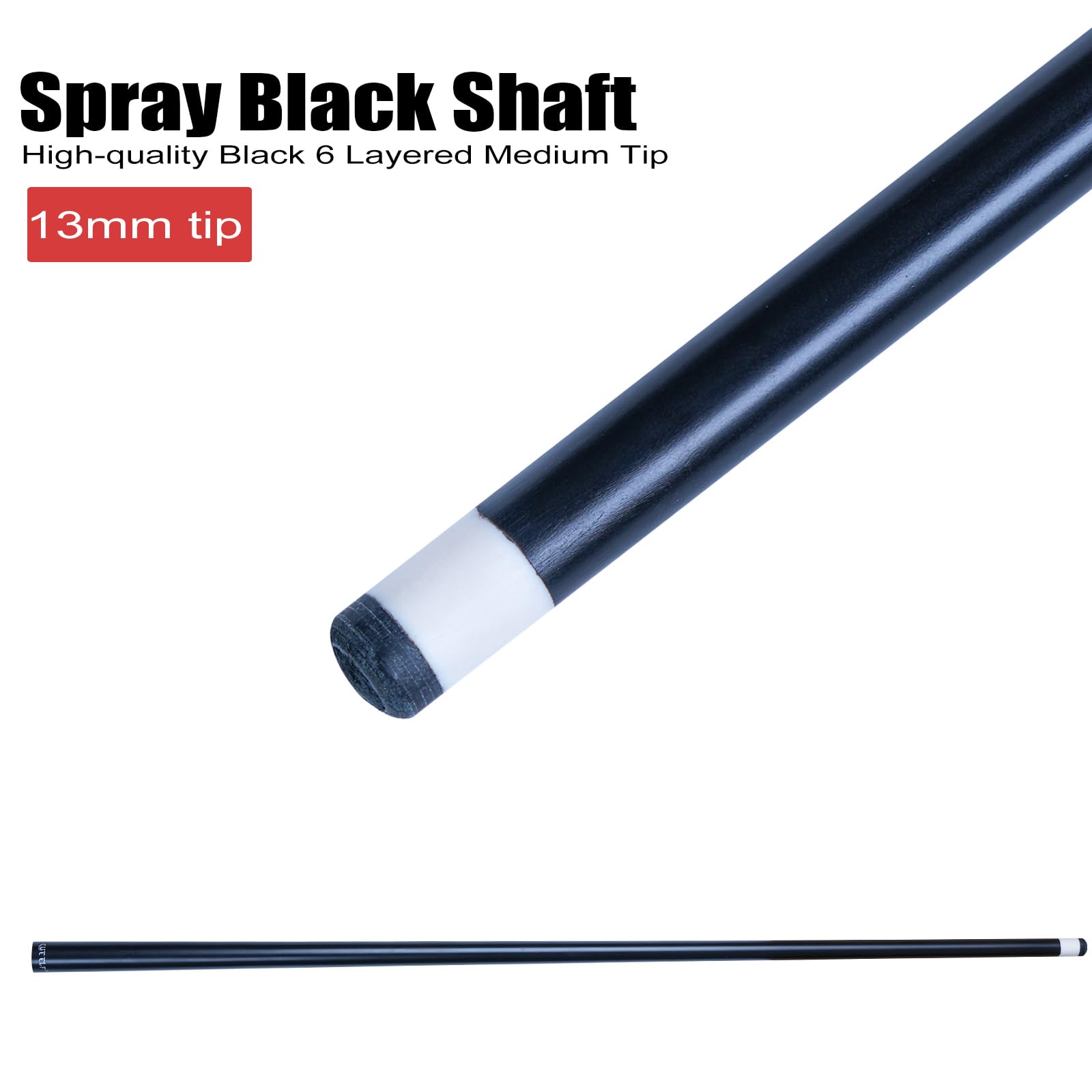 Professional Low Deflection Pool Cue Stick - Spider Billiard Cue with Carrying Case | Perfect for Tournament Play & Home Pool Tables