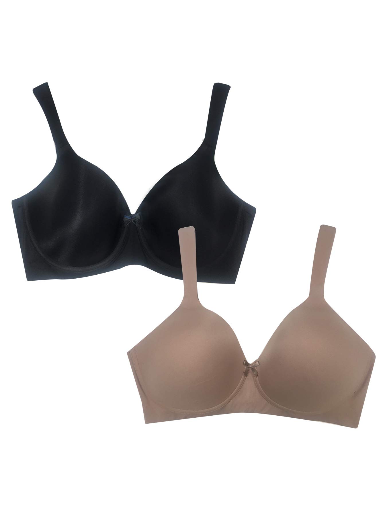 LEADING LADY The Brigitte Classic T-Shirt Underwire Bra - Padded Bras for Women - Plus Size T-Shirt Bras for Everyday Comfort & Support | Perfect for Work, Gym & Casual Wear