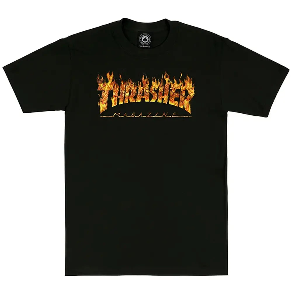Thrasher Inferno T-Shirt - Men's Graphic Tee for Skateboarding & Streetwear - Perfect for Casual Wear & Skating Outfits