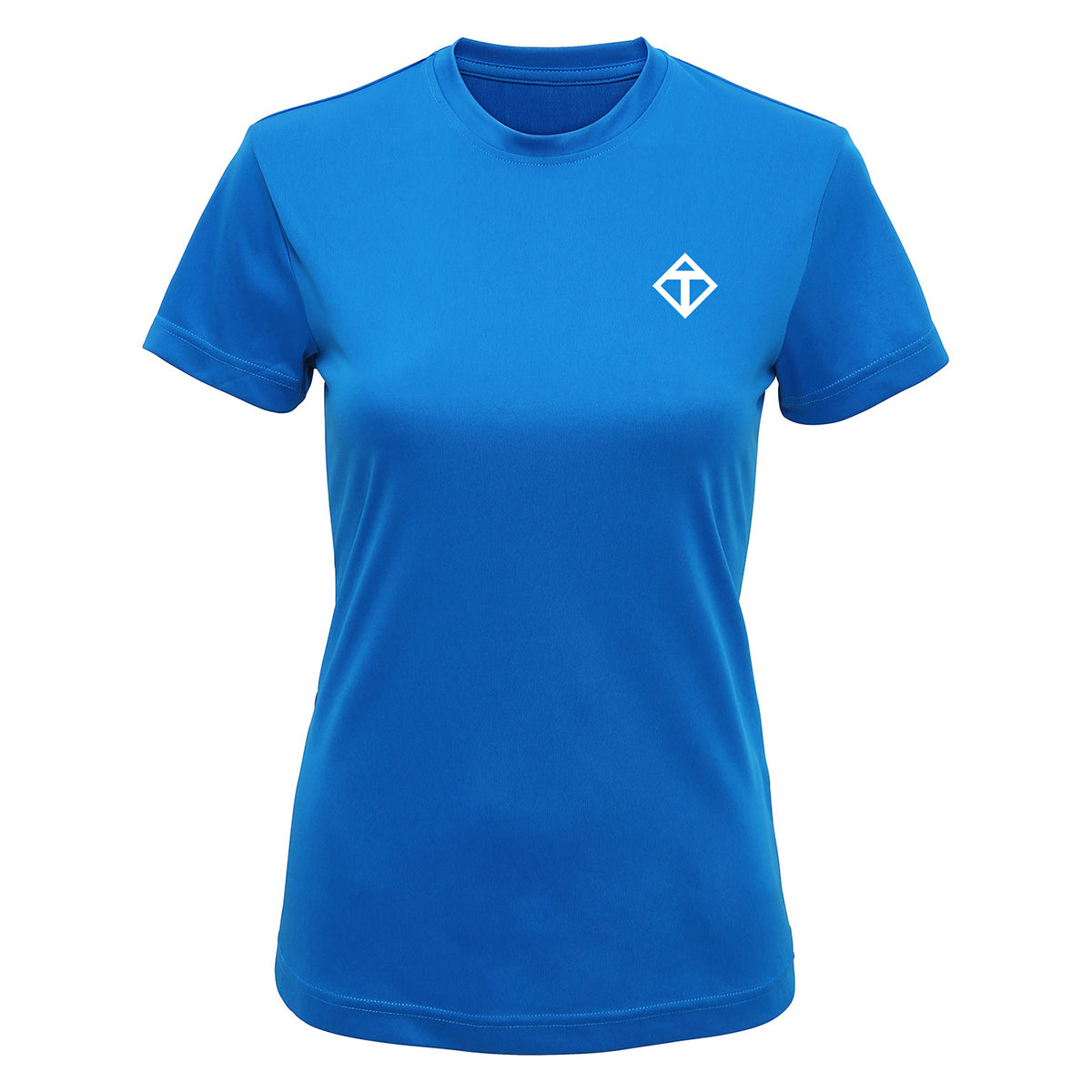 Blue Diamond Women's Technical T-Shirt - Moisture Wicking, Breathable & Lightweight for Running, Yoga & Outdoor Activities