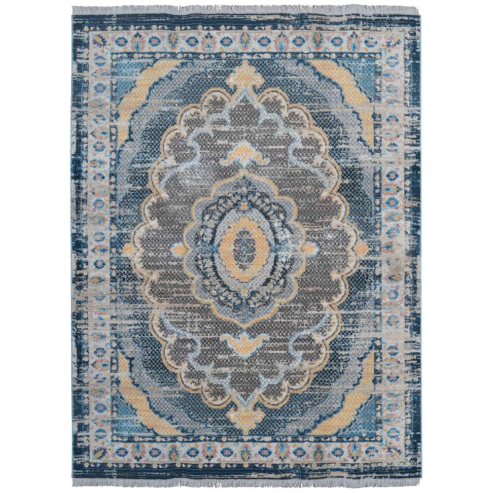 Rugdyna Machine Woven Rug - Soft & Durable Area Rug for Living Room, Bedroom - Non-Slip Easy Clean Home Decor Carpet