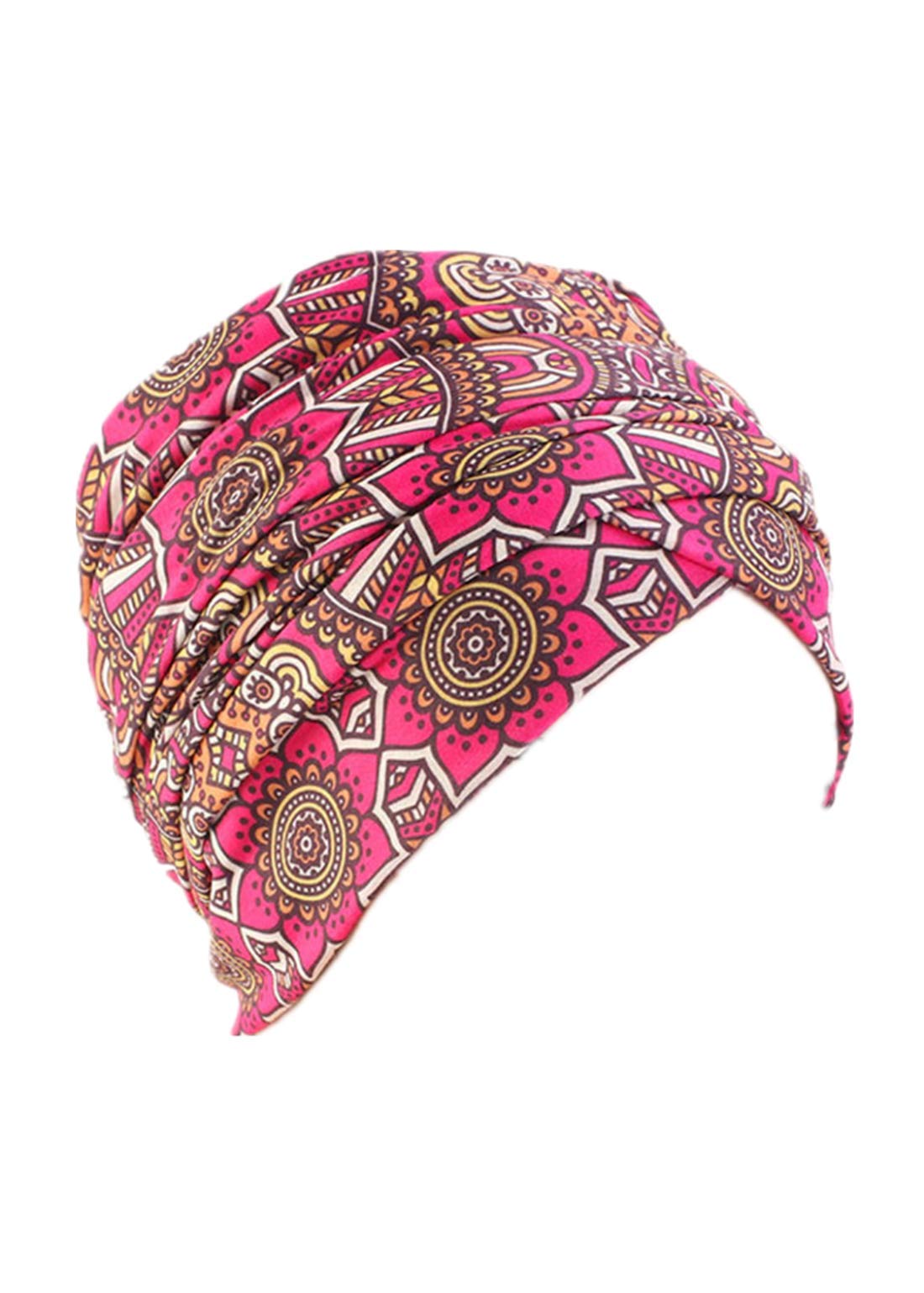 Stylish HZUX Printed Turbans for Women - Muslim Hijab Wrap, Head Scarf, Headwear & Chemo Cancer Hats - Perfect for Daily Wear, Religious Occasions & Medical Needs