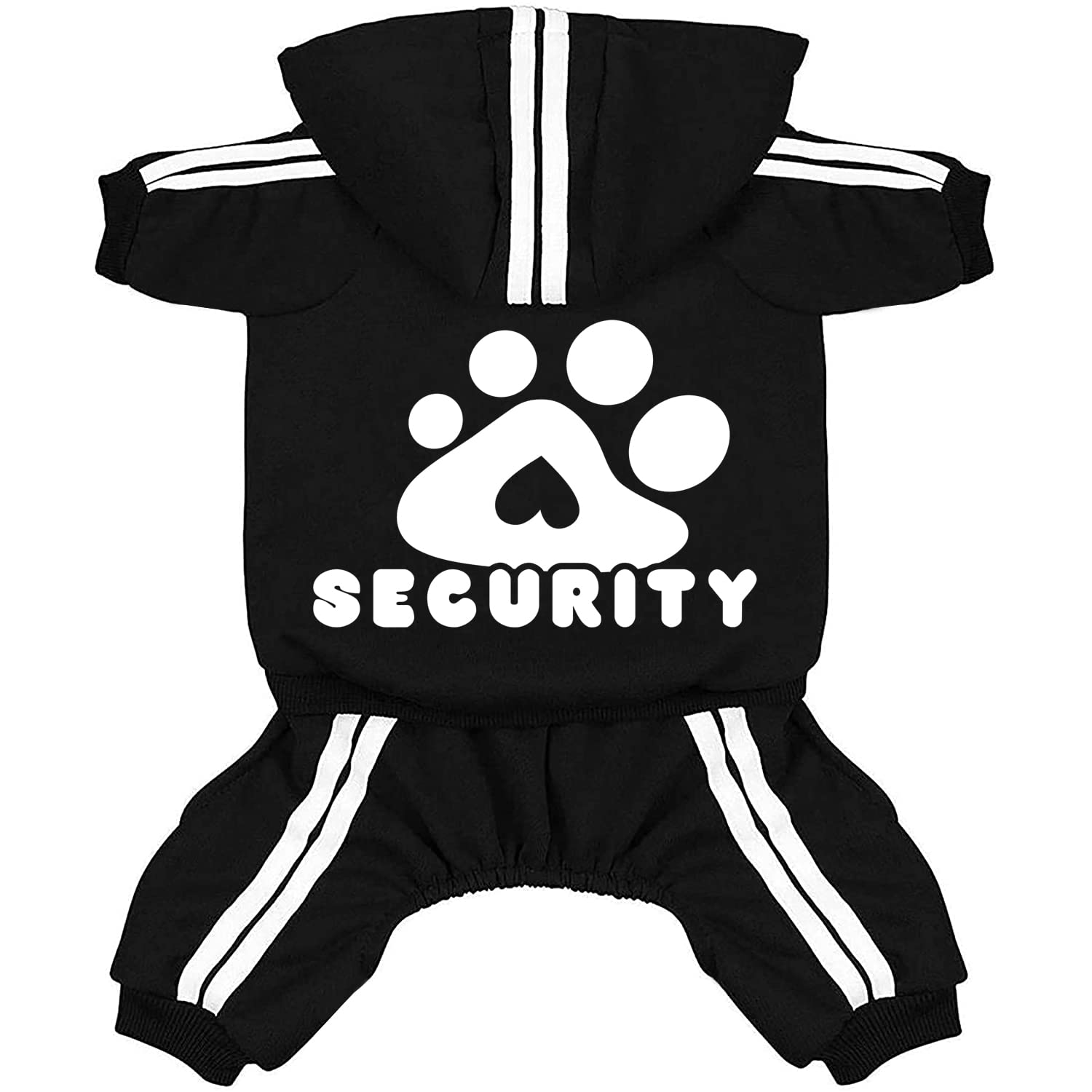 **Otunrues Fleece Dog Hoodie with Security Patterns - 4 Legs Dog Jumpsuit Sweater for Small, Medium & Large Dogs - Warm Winter Dog Clothes & Puppy Outfit - Cozy Cotton Dog Sweatshirt for Indoor & Outdoor Adventures**