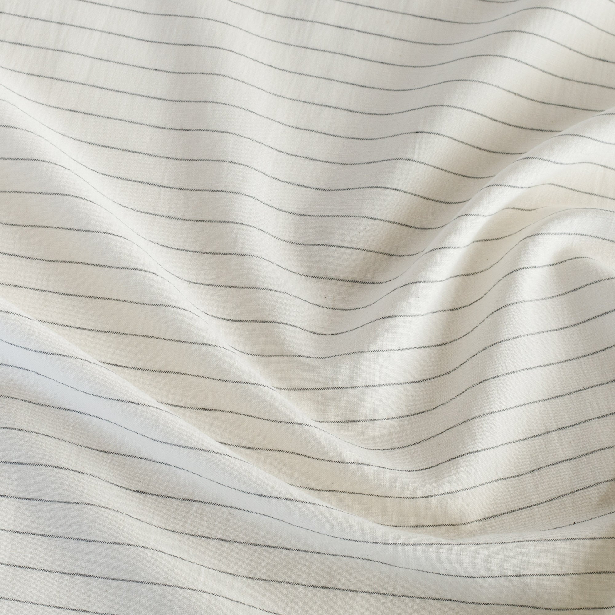 Premium Hudson Stripe Fabric - Soft & Durable Charcoal Gray Upholstery Material for Sofa, Curtains & Home Decor Projects